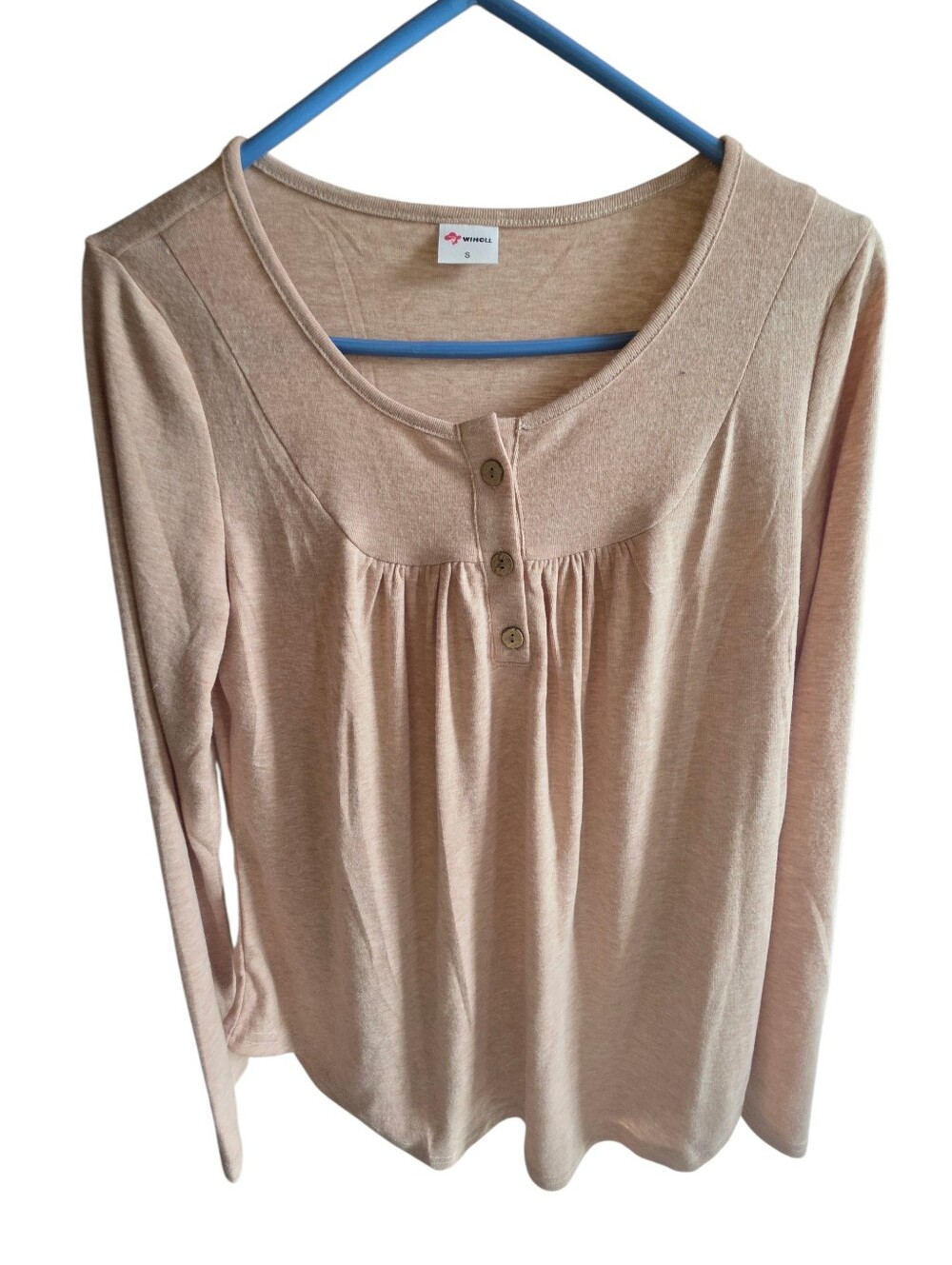 Women’s Long Sleeve Henley Top